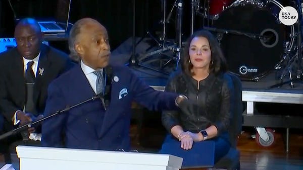 Rev. Al Sharpton at George Floyd memorial says 'Ge