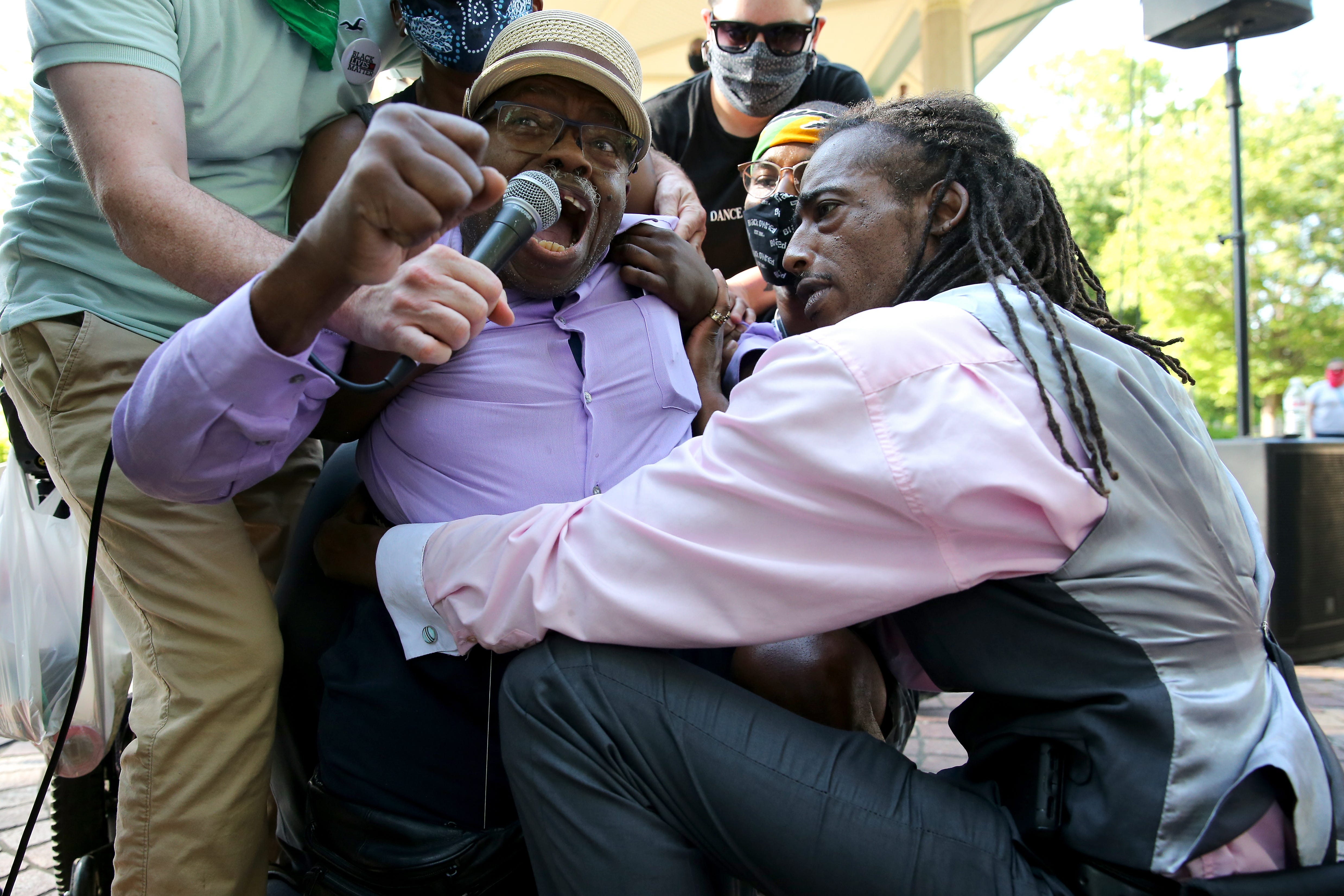People With Disabilities Protest Discrimination By Doctors Police