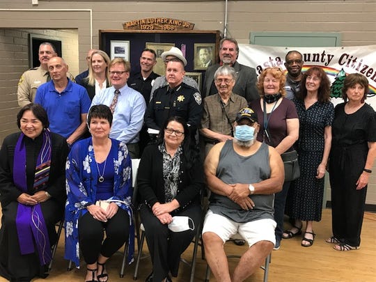 Shasta County leaders from law enforcement, politics, faith, education, nonprofits and social justice groups addressed the future of the community during a session at the Martin Luther King Jr. Center on Friday, June 5, 2020.