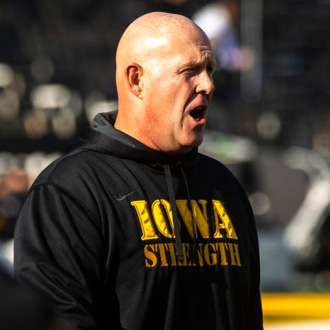 Iowa strength and conditioning coach Chris Doyle h