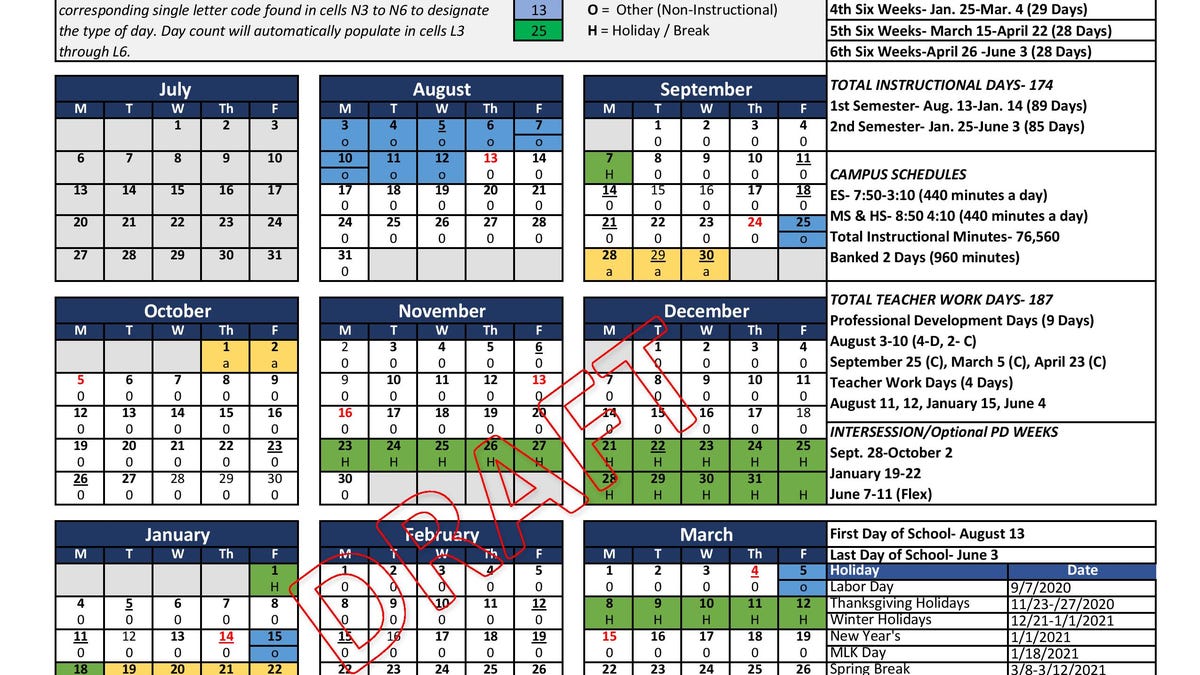 Ccisd 2021 To 2022 Calendar Customize and Print