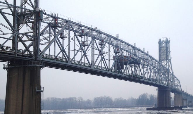 A file photo of the Burlington Bristol Bridge.