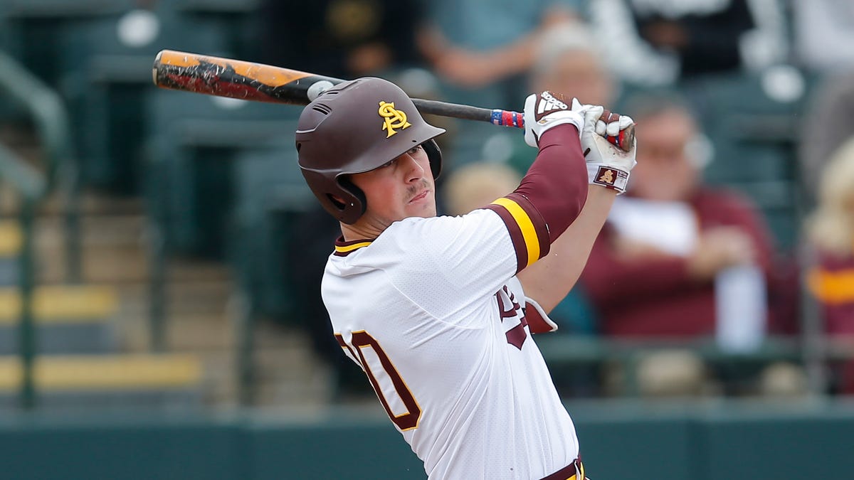 Arizona State's Spencer Torkelson could go first in the MLB draft.