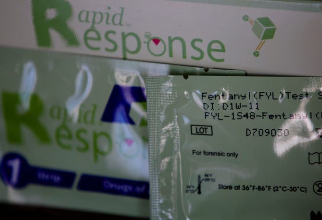Fentanyl test strips can help identify the synthetic opiate in drugs. Hamilton County Public Health offers them at their syringe exchange sites.