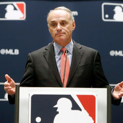 Major League Baseball Commissioner Rob Manfred has