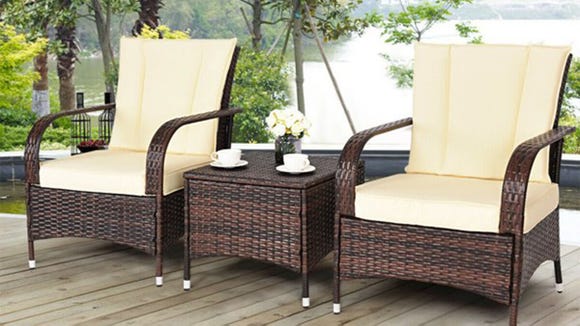 This trendy three-piece is discounted for a limited time.