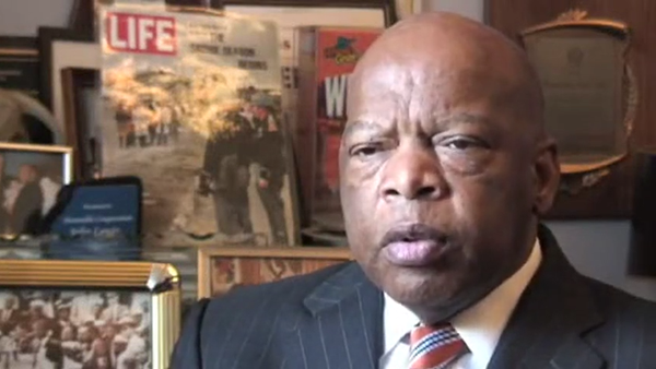 Rep. John Lewis, a charter member of the Student N