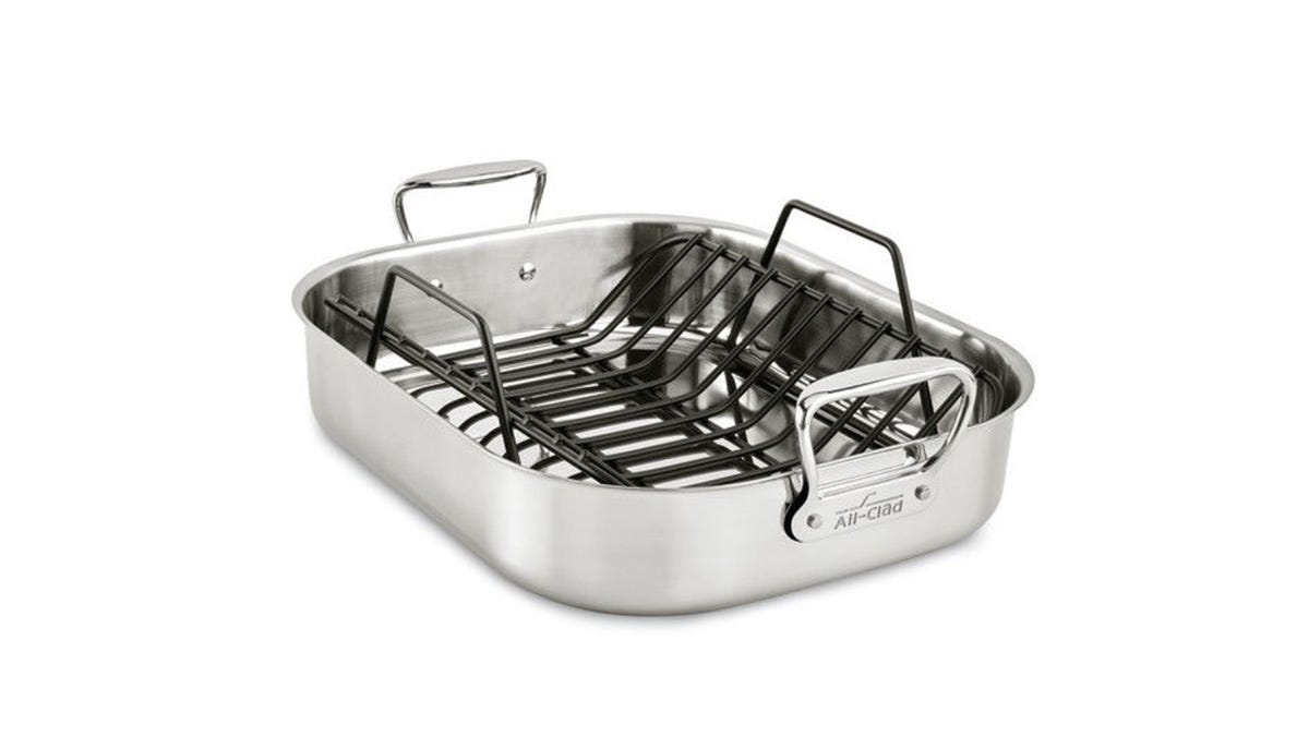 Casserole Baking Roasting 00830 All-Clad ALL-CLAD Stainless Steel Lasagna Deep Dish Pan 