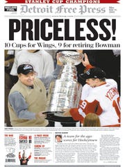 Detroit Free Press 1A front page on June 14, 2002.