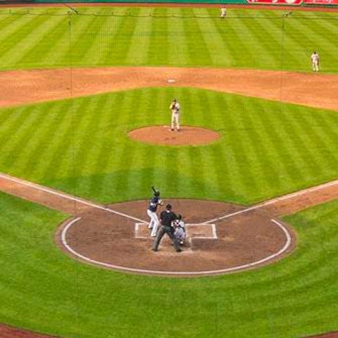Photo of a baseball field