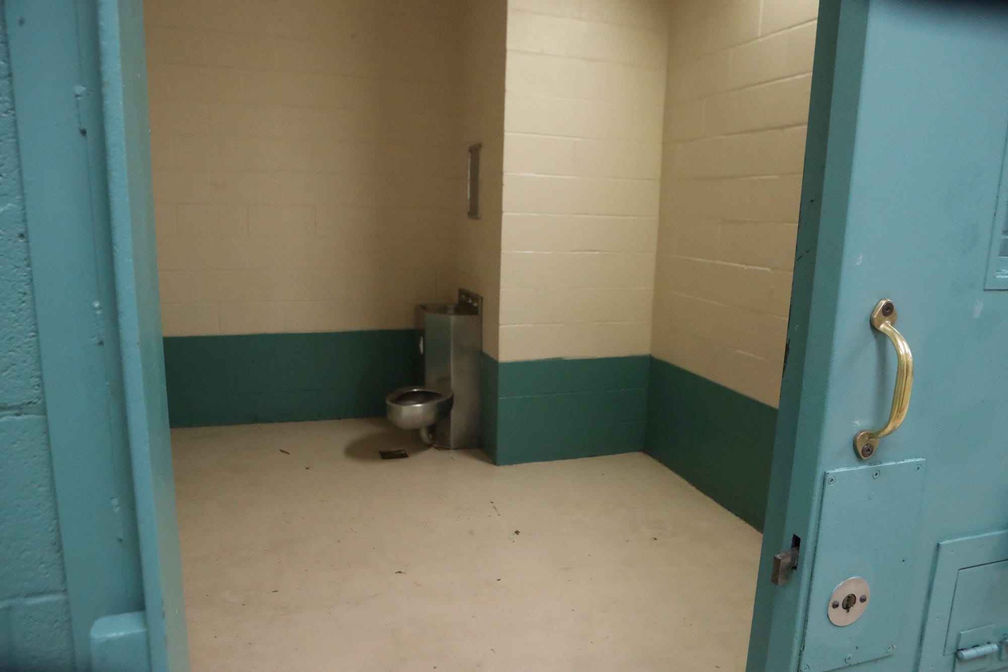 Inside the Shasta County Jail.