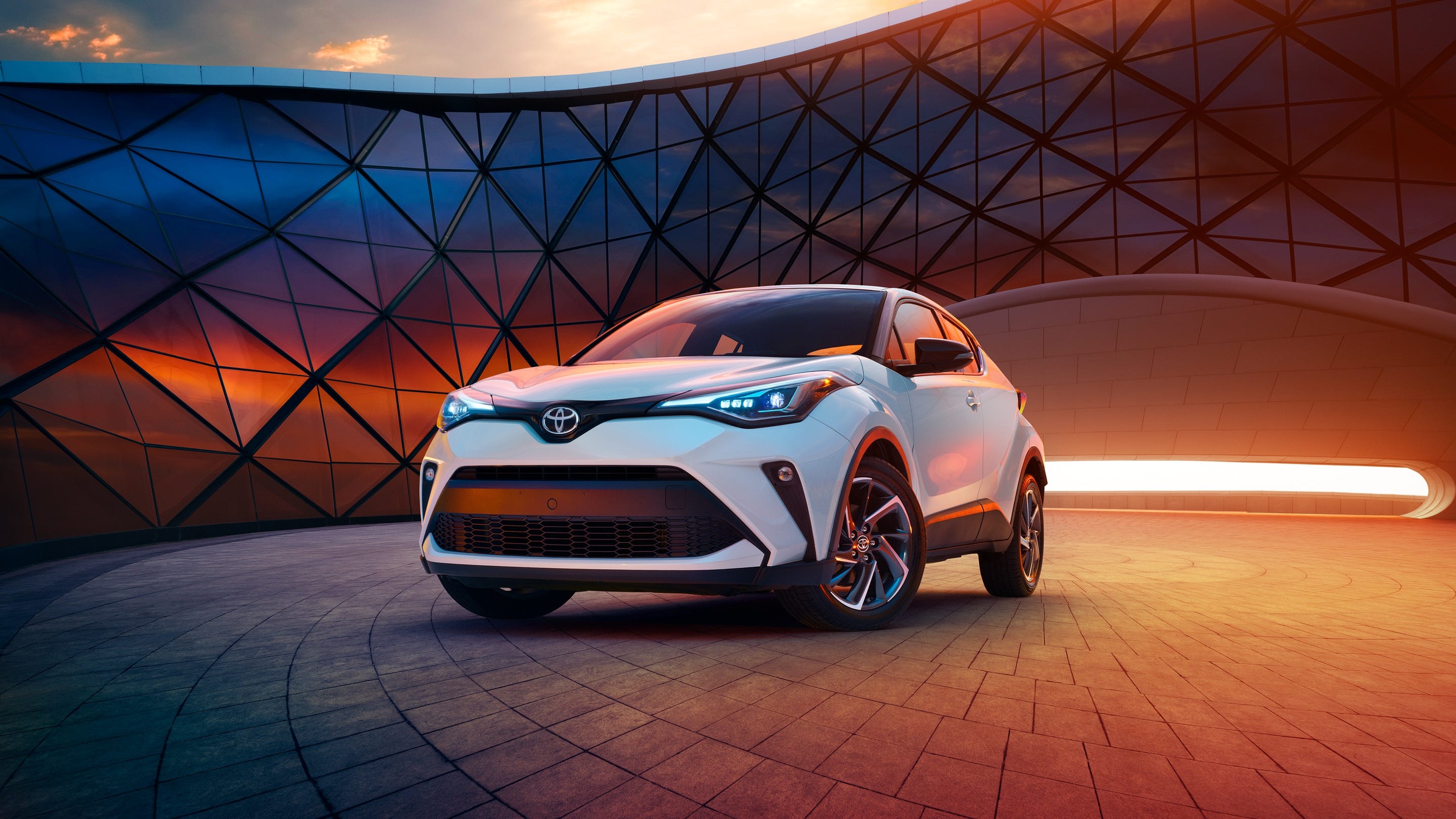 2020 Toyota C-HR is a four-door crossover sport utility