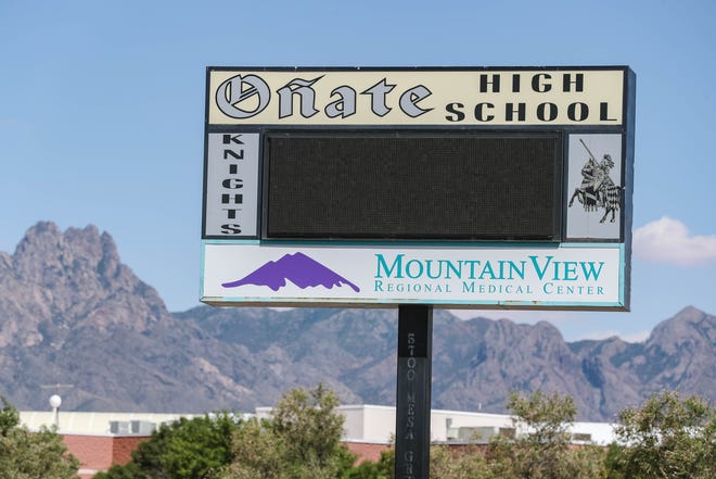 Oñate High School is pictured in Las Cruces on Wednesday, June 17, 2020.