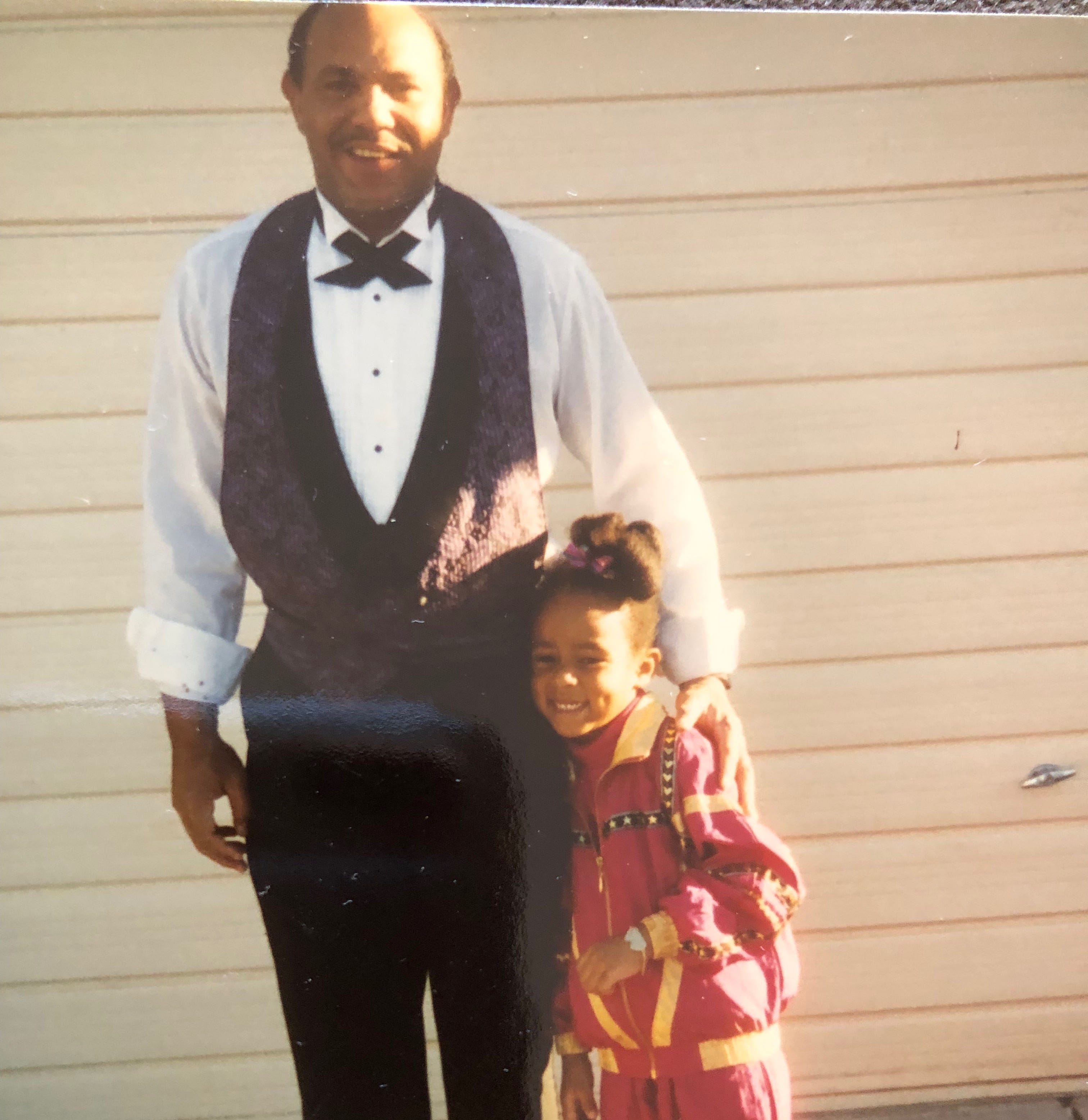 Robert Washington with daughter Lina.