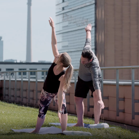 Did someone say rooftop yoga?