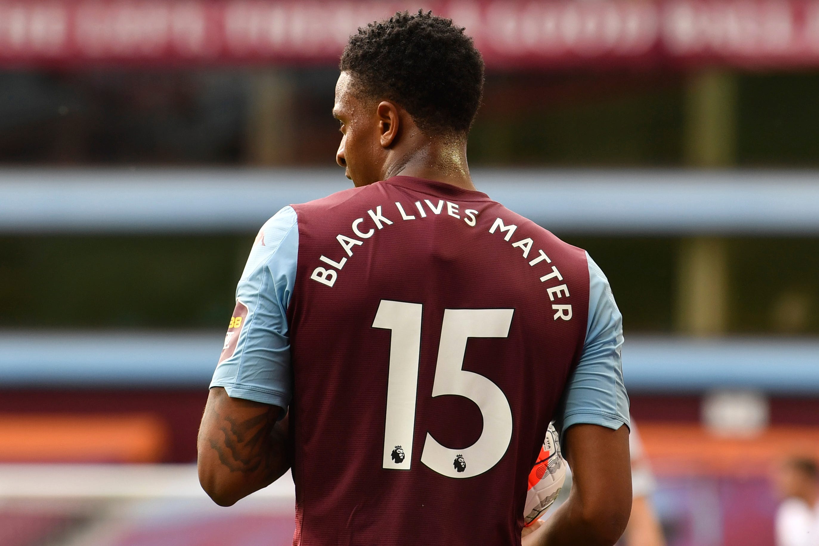 blm on premier league shirts