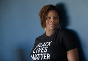 Patrisse Cullors, co-founder of Black Lives Matter, in her Los Angeles home.