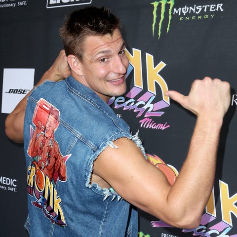 Rob Gronkowski attends "Gronk Beach" at North Beac