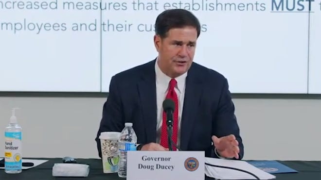 Gov Doug Ducey Makes Mask Announcement