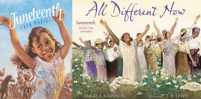 When it comes to Juneteenth stories for the younger crowd, experts recommend picks like "Juneteenth for Mazie" by Floyd Cooper" and "All Different Now: Juneteenth, the First Day of Freedom" by Angela Johnson.