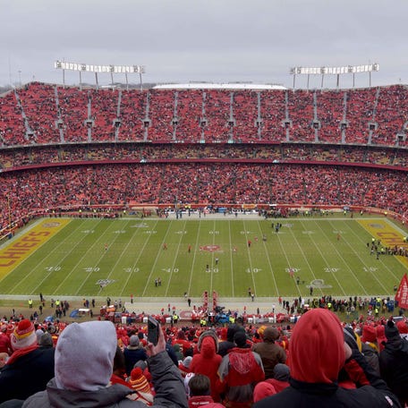 Arrowhead Stadium. Kansas City Chiefs. Opened in 1972.