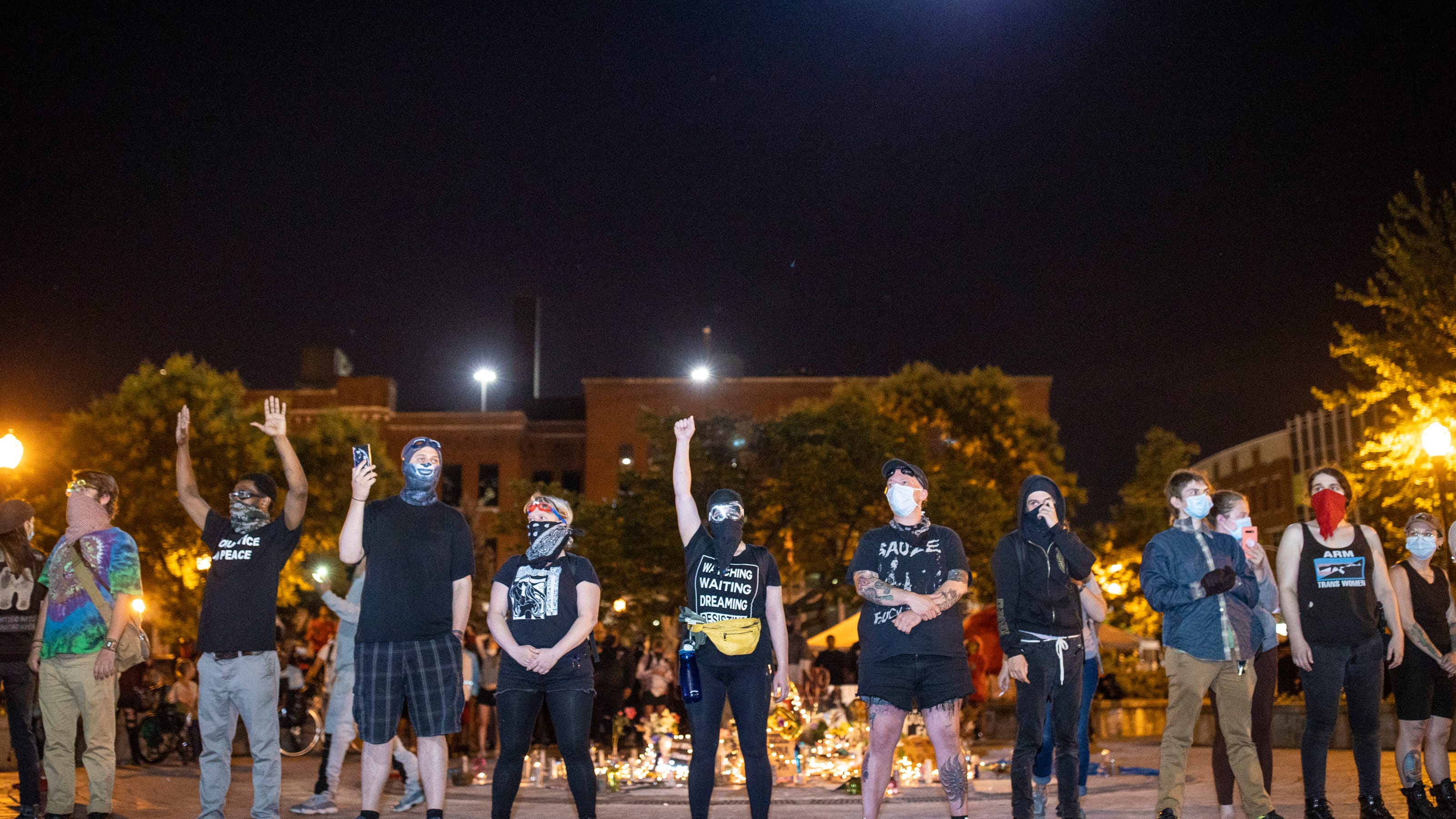 Louisville protests: Jefferson Square Park calm after officer's firing