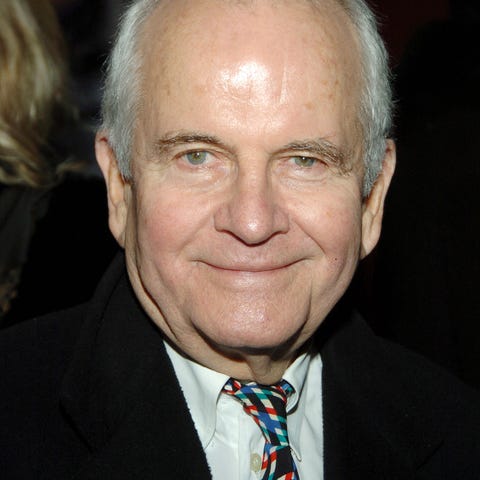 Sir Ian Holm during "The Aviator" New York City pr