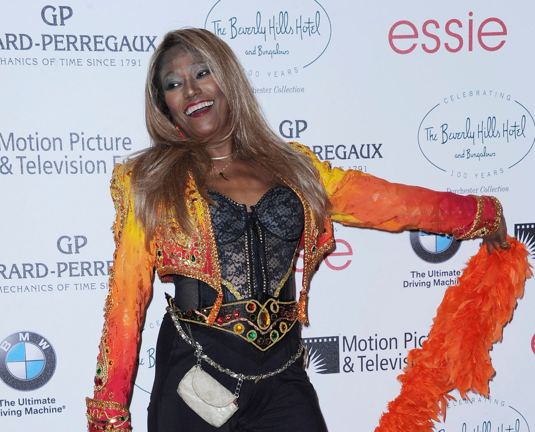 In this June 16, 2012 file photo, Bonnie Pointer attends the 100th Anniversary of The Beverly Hills Hotel in Beverly Hills, Calif. Pointer, founding member of the Pointer Sisters, has died. Publicist Roger Neal says Pointer died of cardiac arrest in Los Angeles on Monday. She was 69.