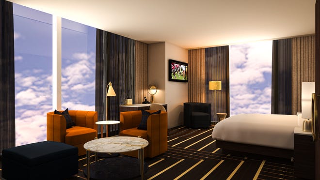 The 777 Room Hotel Tower Of Downtown Las Vegas New Circa Resort Is Now Open