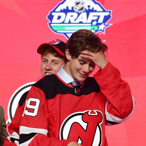 The Devils won last year's draft lottery and chose