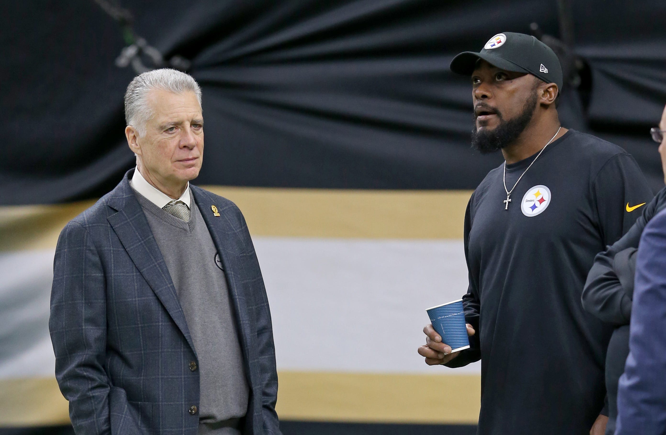 Pittsburgh Steelers coach Mike Tomlin was the youngest head coach ever to win a championship. Steelers owner Art Rooney II took over ownership of the team in 2017 following the death of his father, Dan.