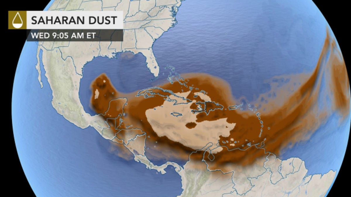 Sahara Dust Storm Path Nears Us Gulf Coast Texas What To Expect