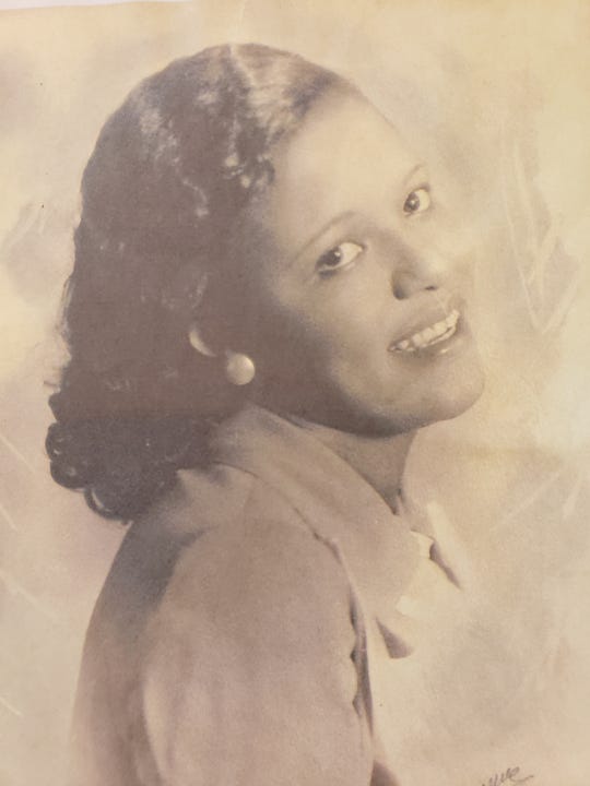 Ola Mae Walker during her college years in the mid-1930s