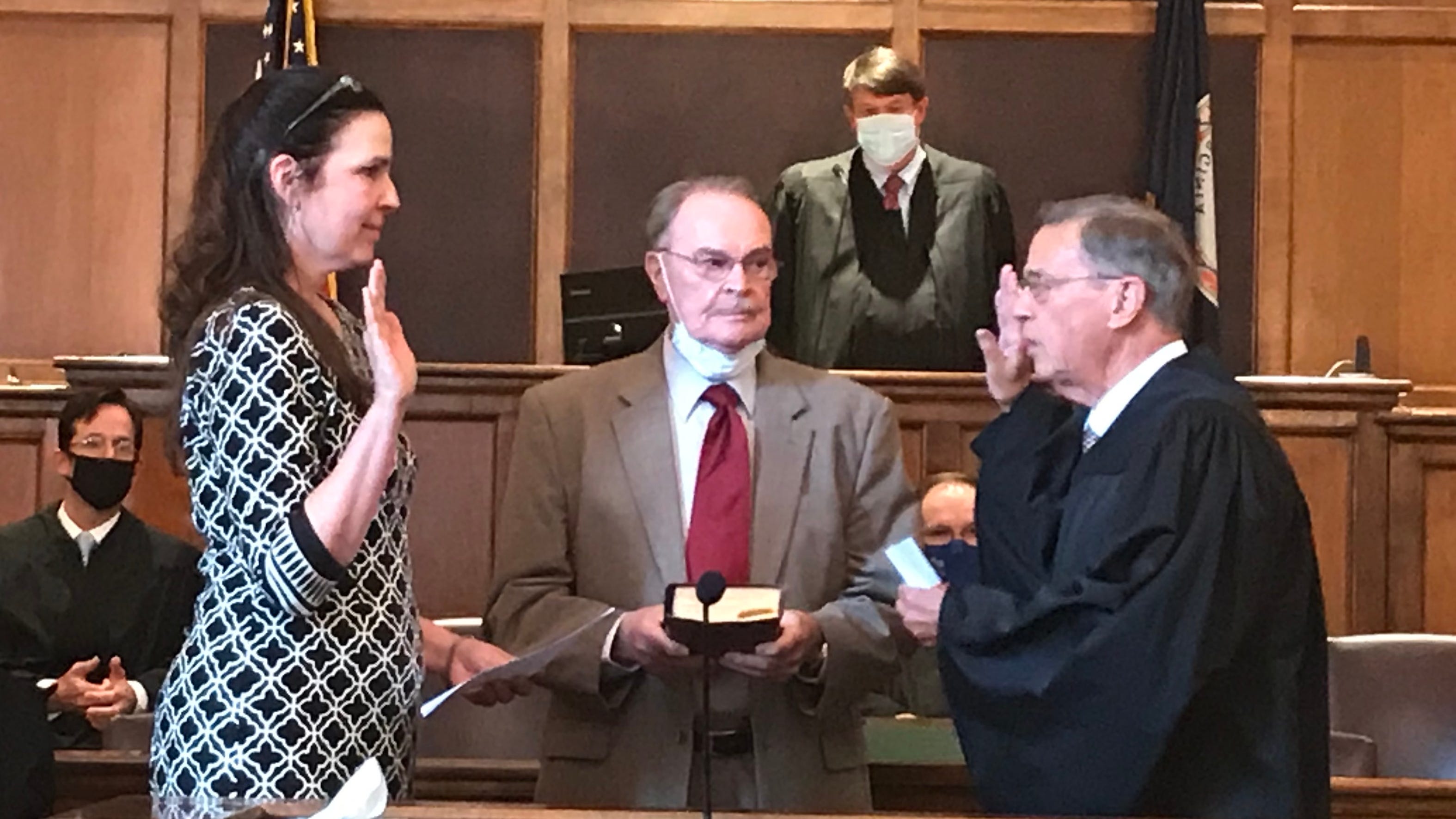 Anne Reed sworn in as next circuit court judge in Staunton Anne Reed sworn in as next circuit court judge in Staunton