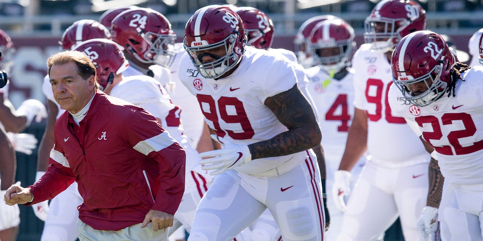 Nick Saban Alabama Football Players Appear In Anti Racism Video