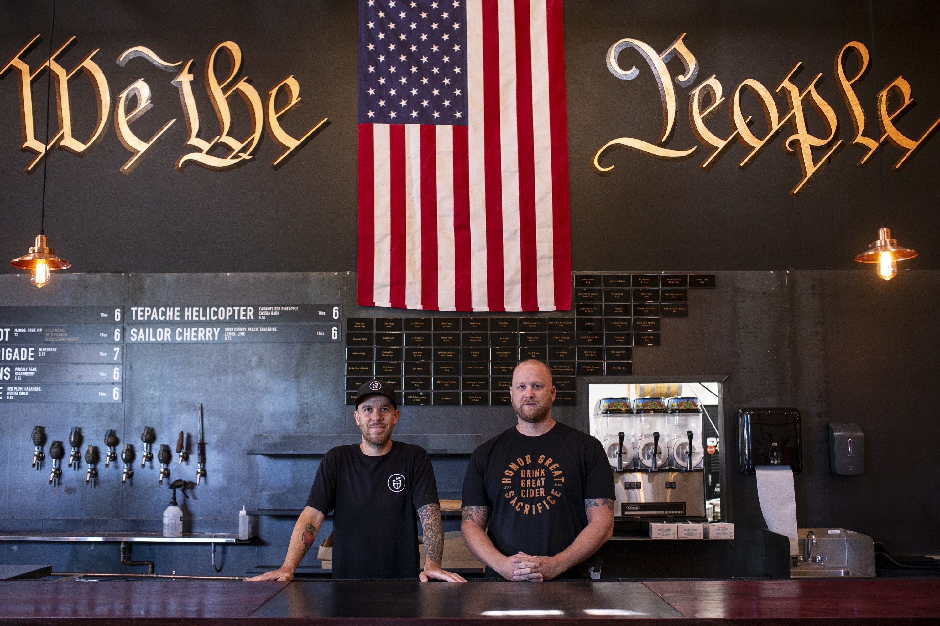 How veteranowned brewery Cider Corps in Mesa, Arizona pays it forward