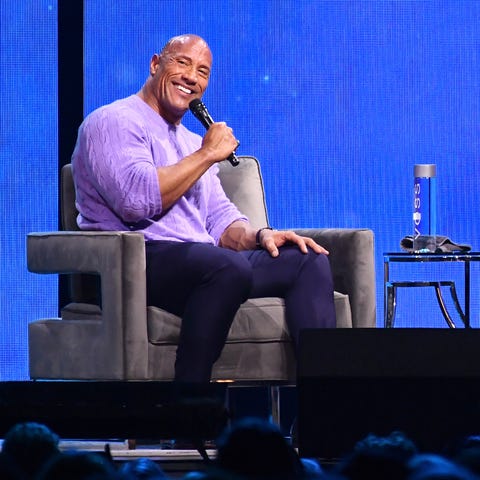 Dwayne Johnson served as host of the concert, whic