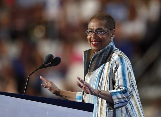 Eleanor Holmes Norton, congressional delegate from Washington, D.C., speaks during the third day of the Democratic National Convention in Philadelphia , on July 27, 2016.