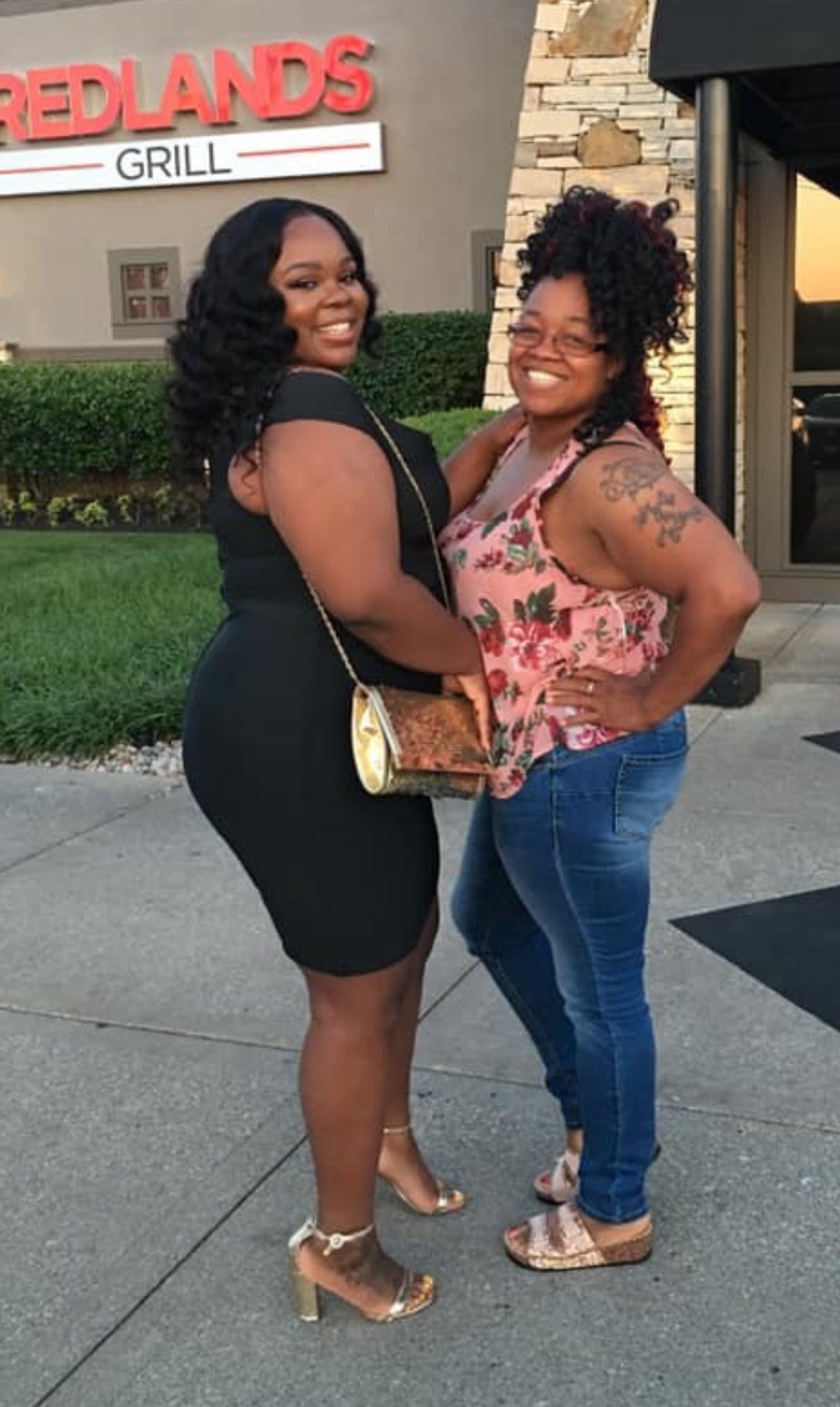 Breonna Taylor and her mother, Tamika Palmer.