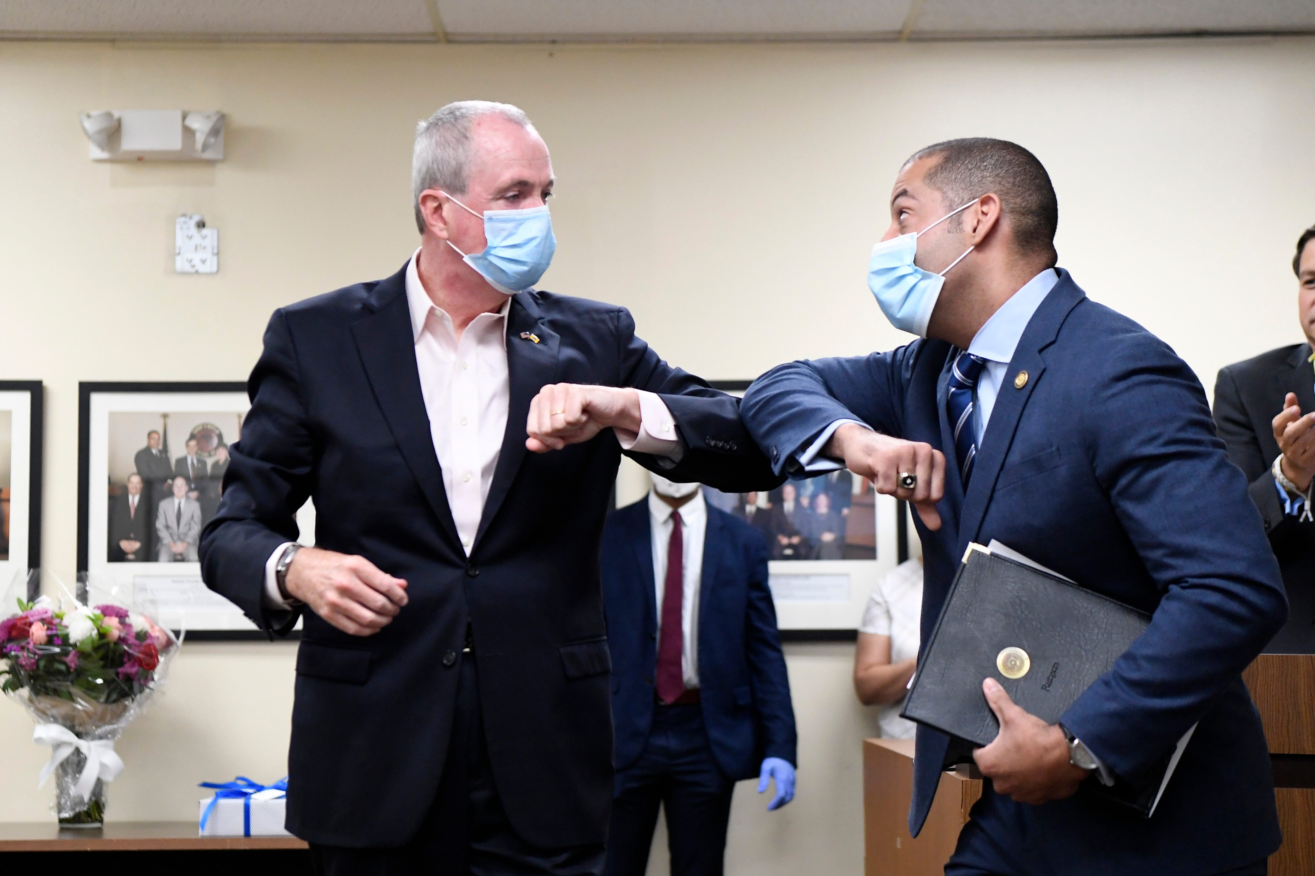 Gov. Phil Murphy swears in Sean Spiller as Montclair NJ mayor