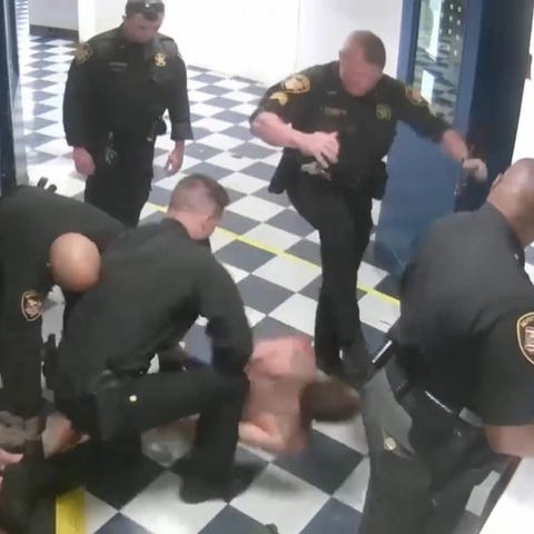 Screenshot of jail incident