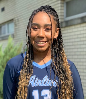 Airline's Jaci Ervin will lead the Lady Vikings' volleyball team this fall.