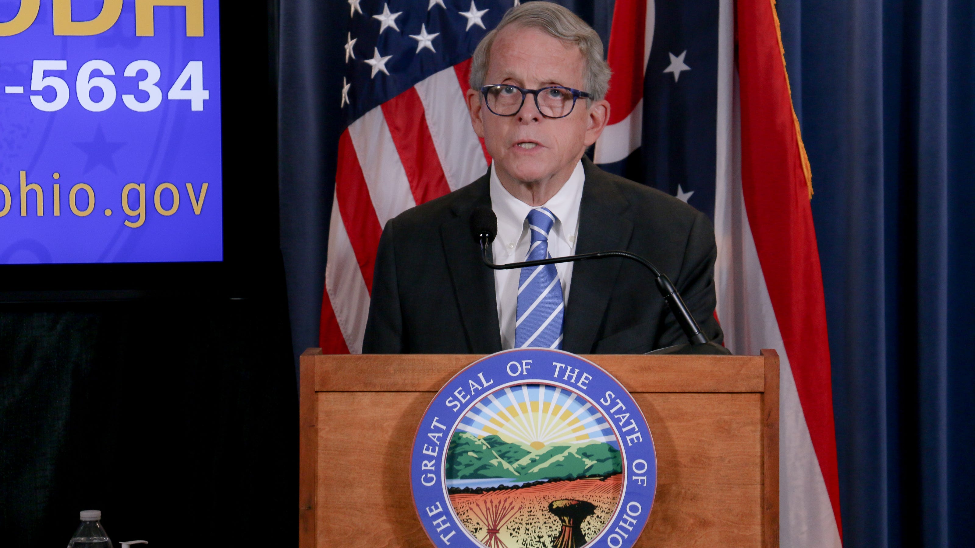 Ohio Gov. Mike DeWine cancels briefing, will speak Wednesday night