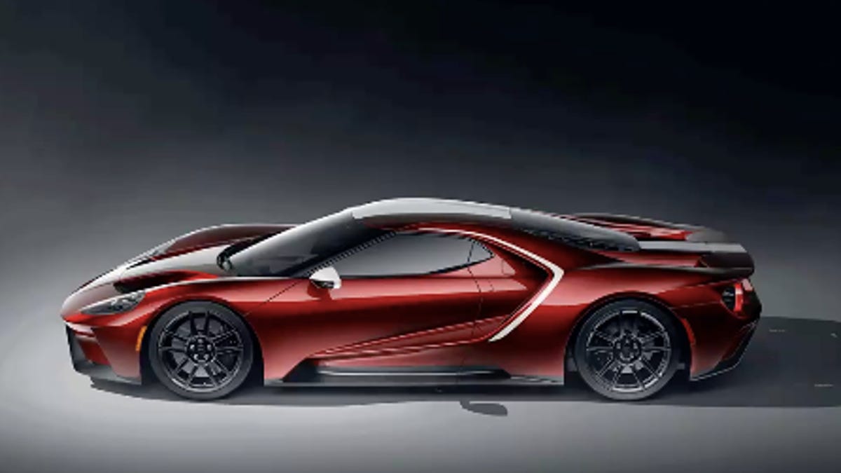 21 Ford Gt Automaker Shows New Super Car Design Package