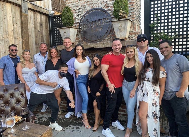 Jersey Shore cast dines at The Butcher's Block in Long Branch