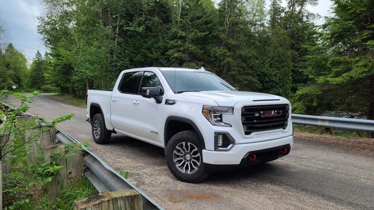 The 2020 GMC Sierra AT4 can be pricey at $83,000, but it comes loaded with content including diesel engine, 2-inch lift for off-roading and the Multipro tailgate.