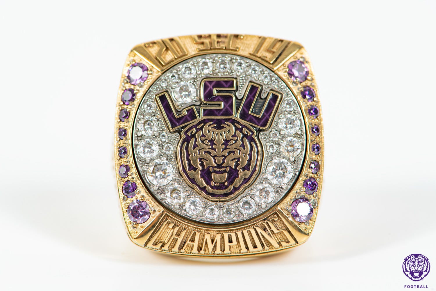 LSU football team receives 3 rings for magical season
