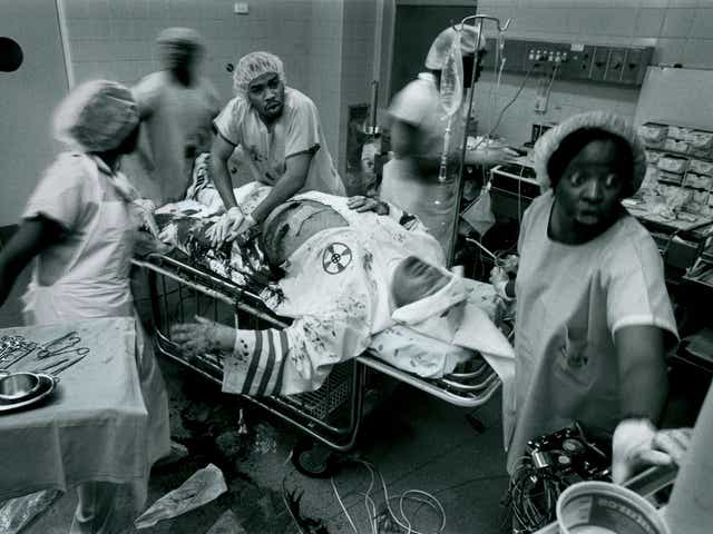 Fact check: Photo depicting Black ER team treating Klansman is an ad