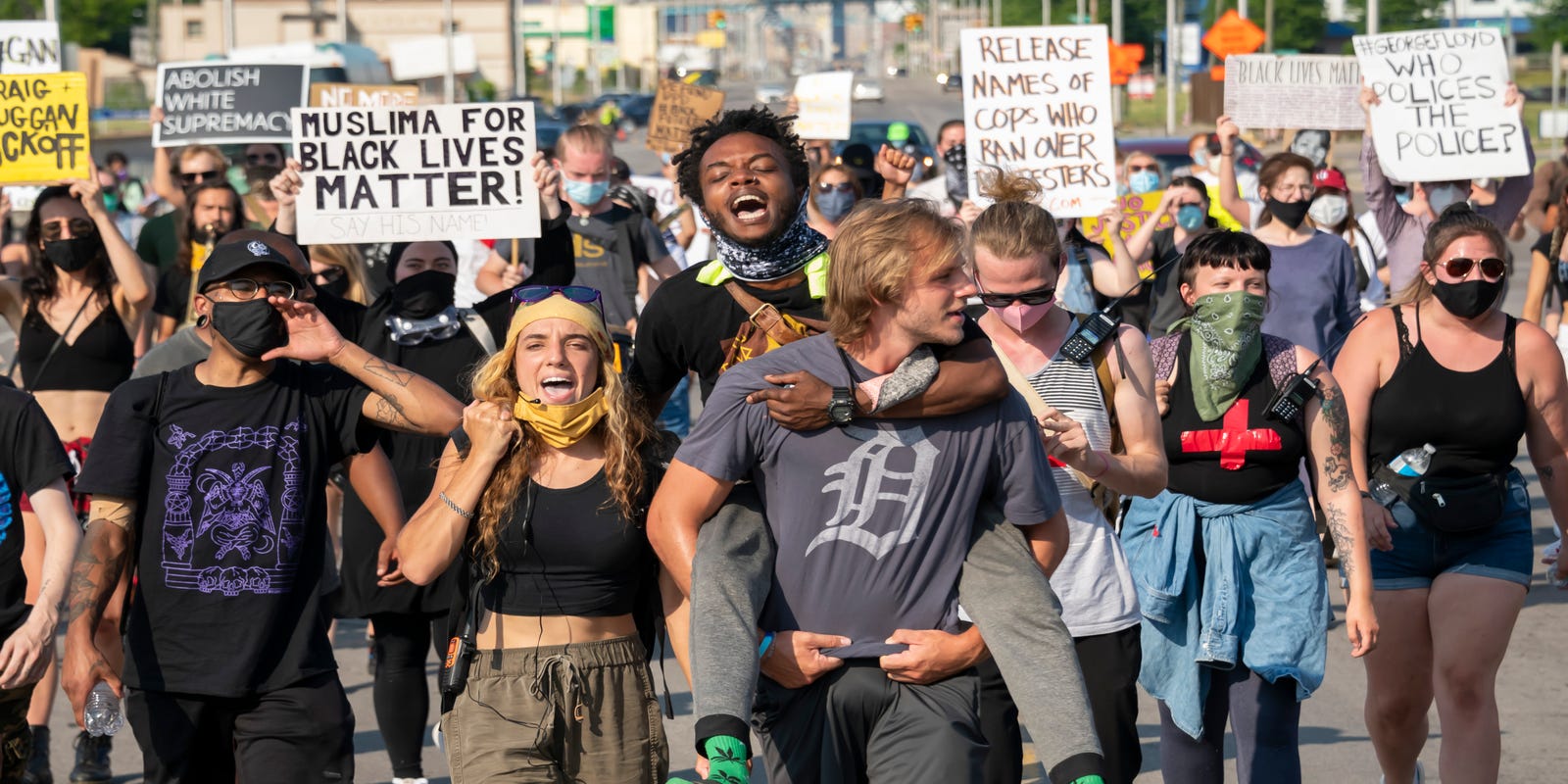 Despite Reputation Detroit Protests Not Marred By Arson Looting