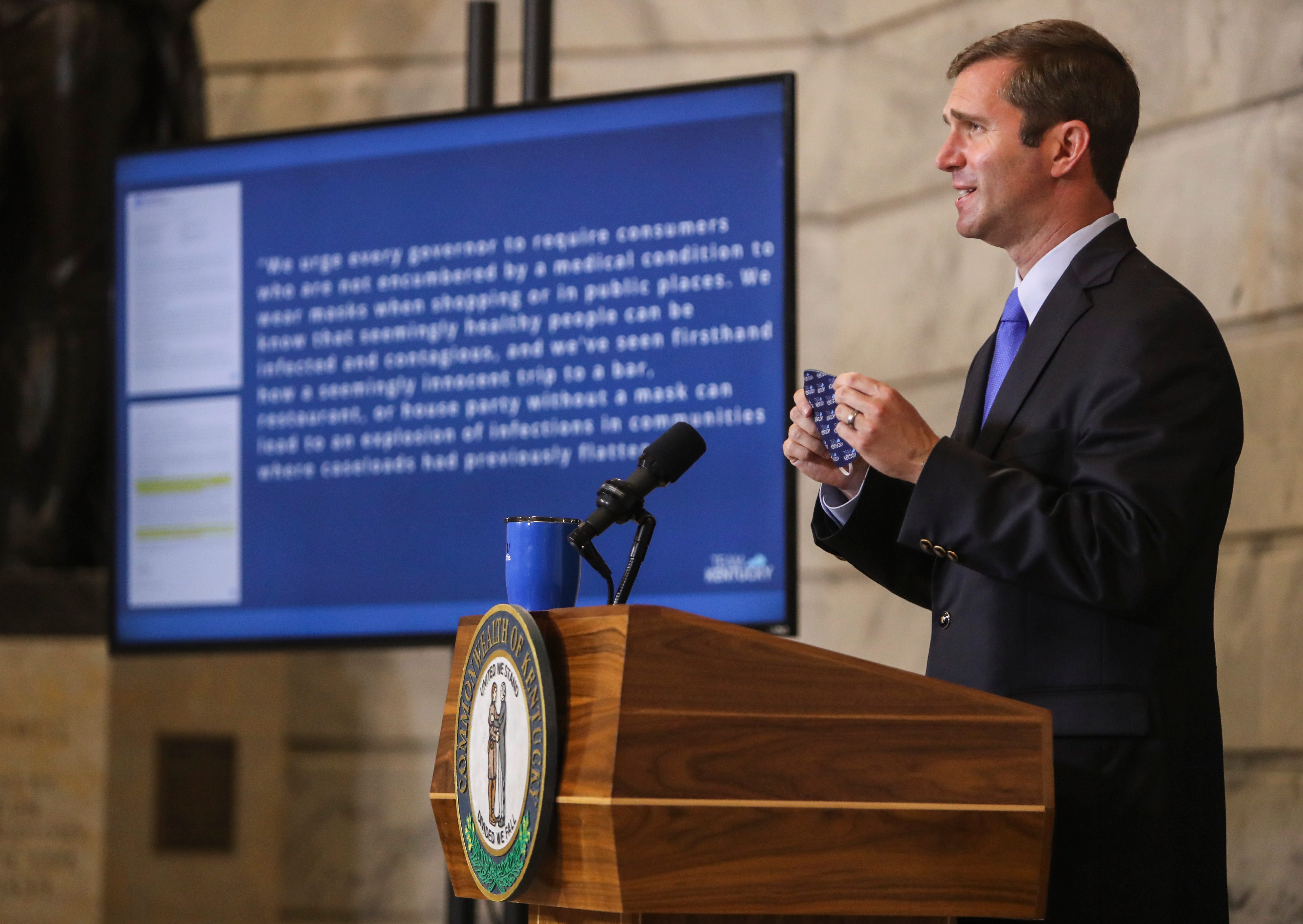 COVID19 in Kentucky Beshear to unveil restrictions Wednesday